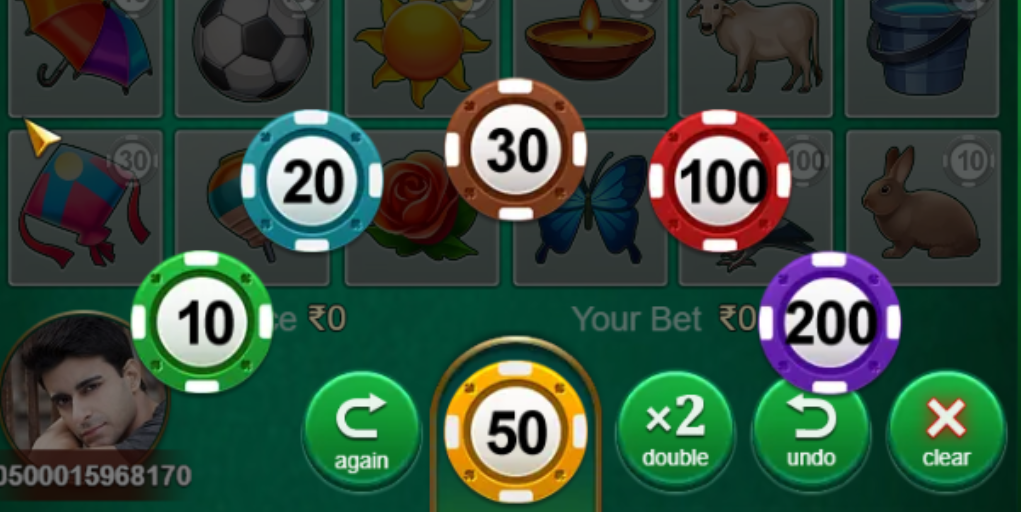 Tiranga Game App JILI game "Pappu" demonstration picture