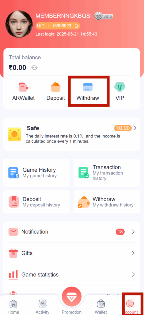 How to withdraw money safely from Basant Club? Attached recharge tutorial插图2 Basant Club withdrawal and recharge chart